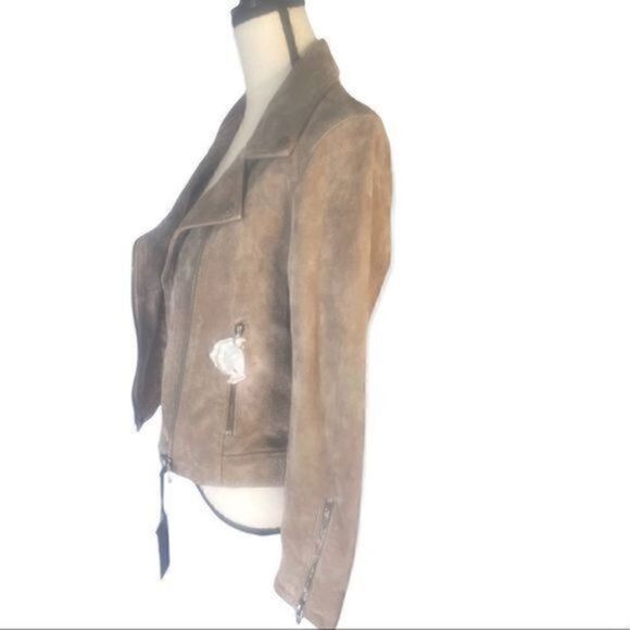 BlankNYC Leather Moto Tan Jacket Small NWT - Picture 4 of 12